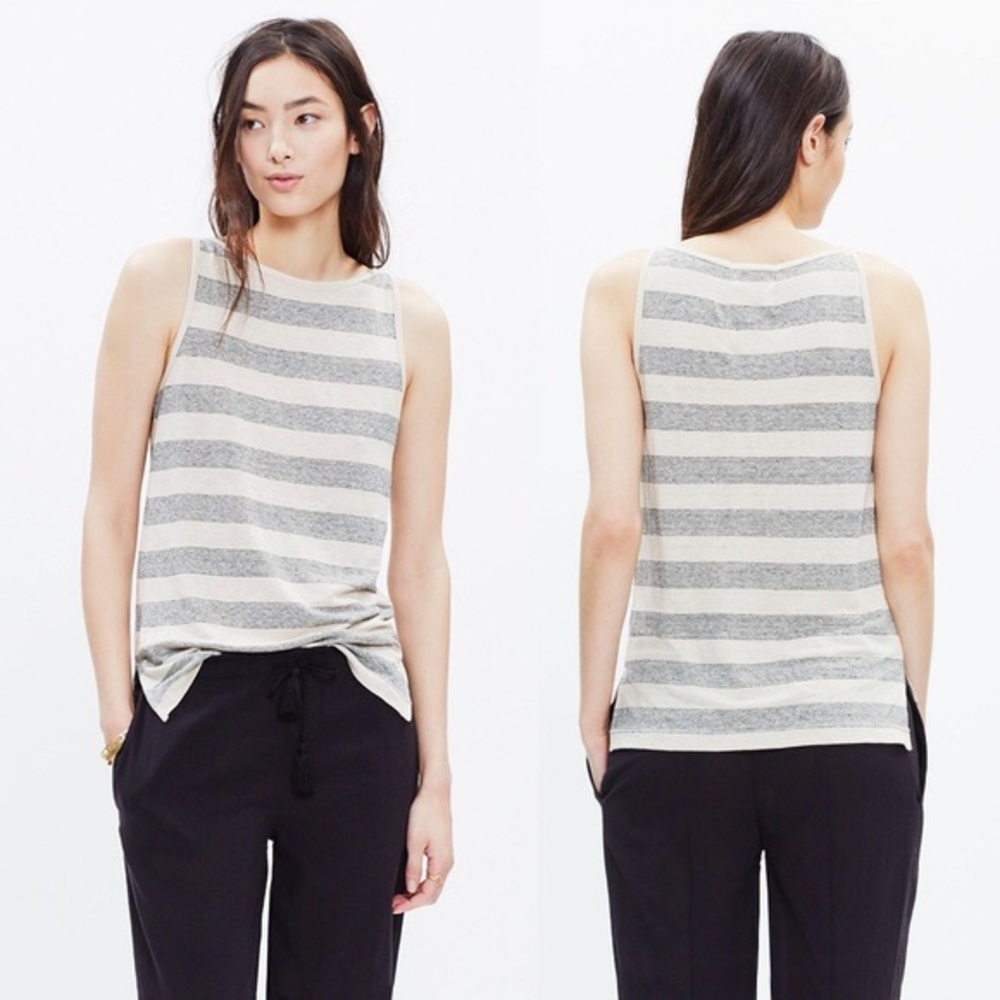 Madewell linen tank top